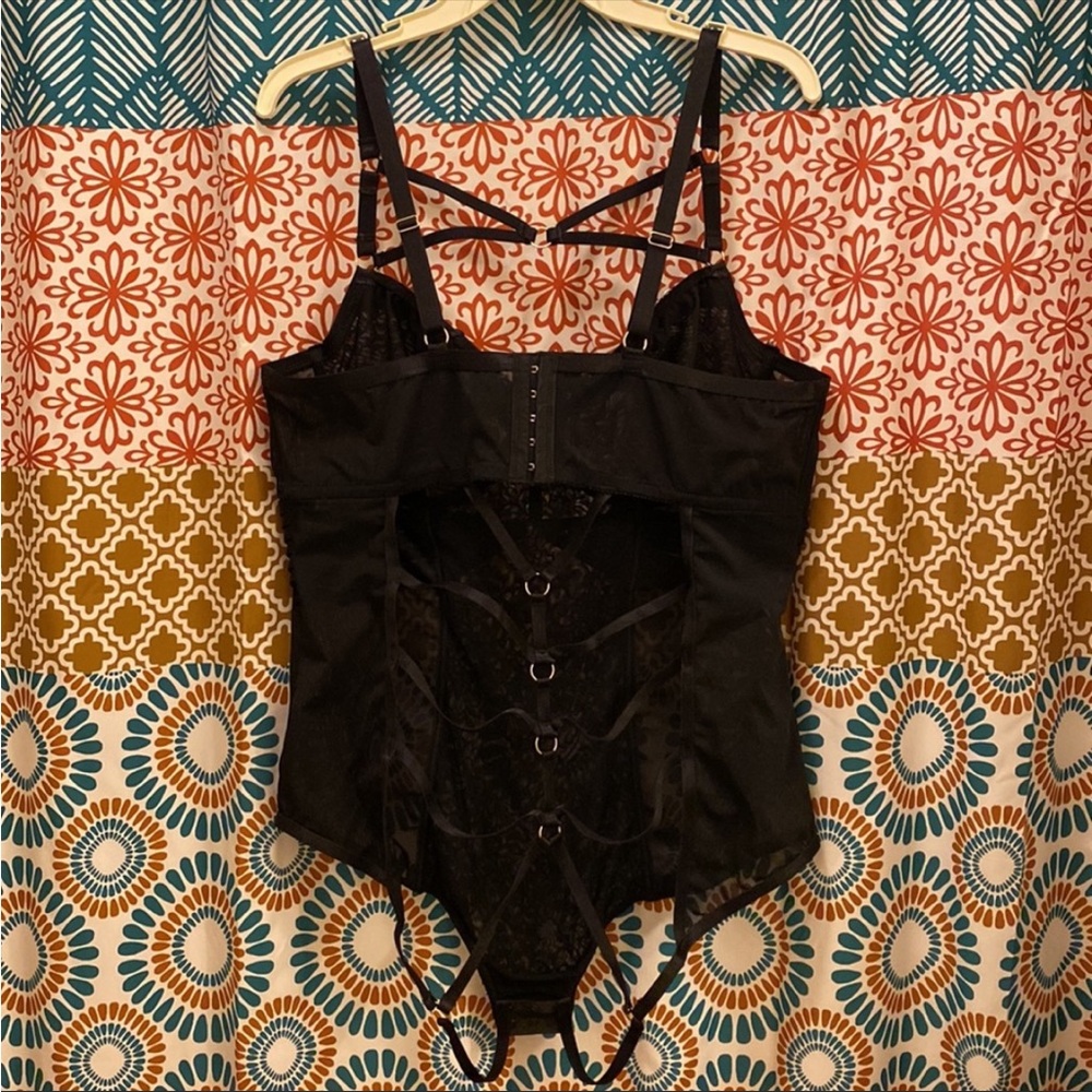 NWT torrid harness caged open back bodysuit - Picture 6 of 6